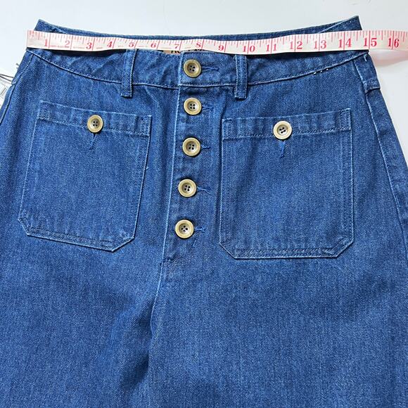Rolla's Studio Flare Lou Dark Wash Denim Jeans Wide Leg Size 29 - Picture 8 of 11